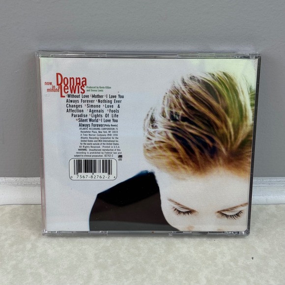 Donna Lewis: Now in a Minute (CD Album,‎ 1996 Atlantic) Pop - Picture 2 of 4